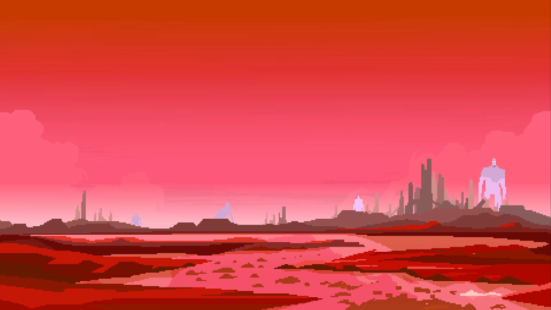 Hyper Light Drifter, video games, Video Game Creatures, pixel art, landscape, Video Game Landscape