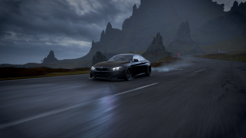 BMW M4, BMW, Forza Horizon 4, car, video games, road