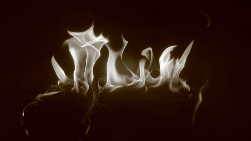 smoke, shroud, monochrome, 4k