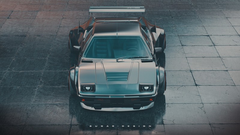 car, vehicle, silver cars, BMW, pop-up headlights, bmw m1, frontal view, high angle