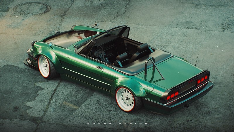 green cars, car, vehicle, Alfa Romeo