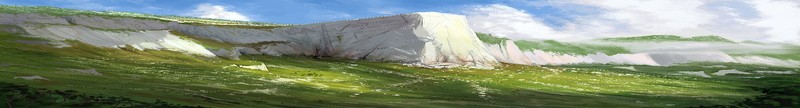 digital, digital art, landscape, nature, mountains, rocks