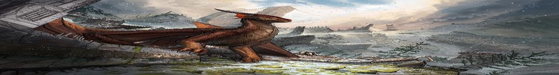 digital, digital art, dragon, creature, fantasy art, landscape, nature, Timi Honkanen