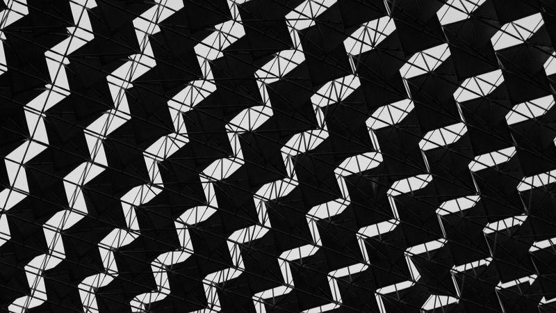 zigzag, lines, stripes, 4k