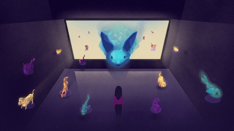 the verge, illustration, digital, animals, 3D, high angle