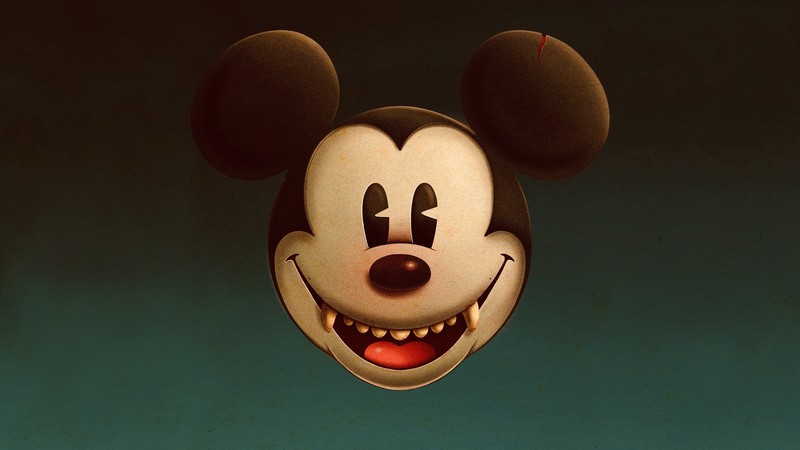 Oscar Llorens, Mickey Mouse, Halloween, digital, artwork