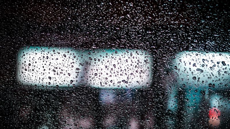 glass, drops, rain, moisture, surface, wet, 4k