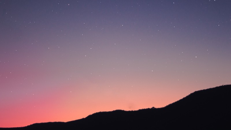 simple background, sunset, landscape, calm, nature