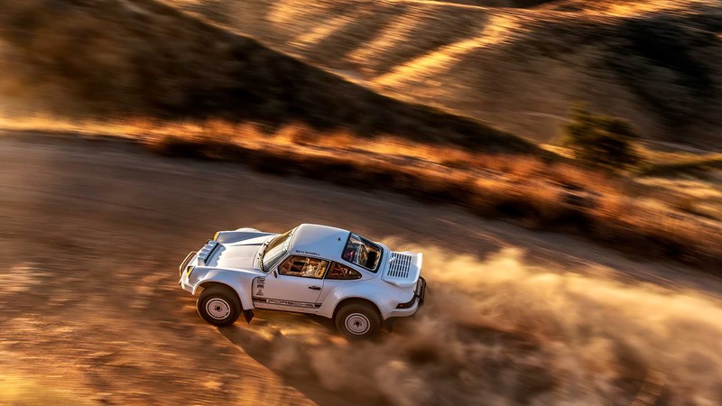 Porsche 911 Carrera, rally cars, desert, dust, car