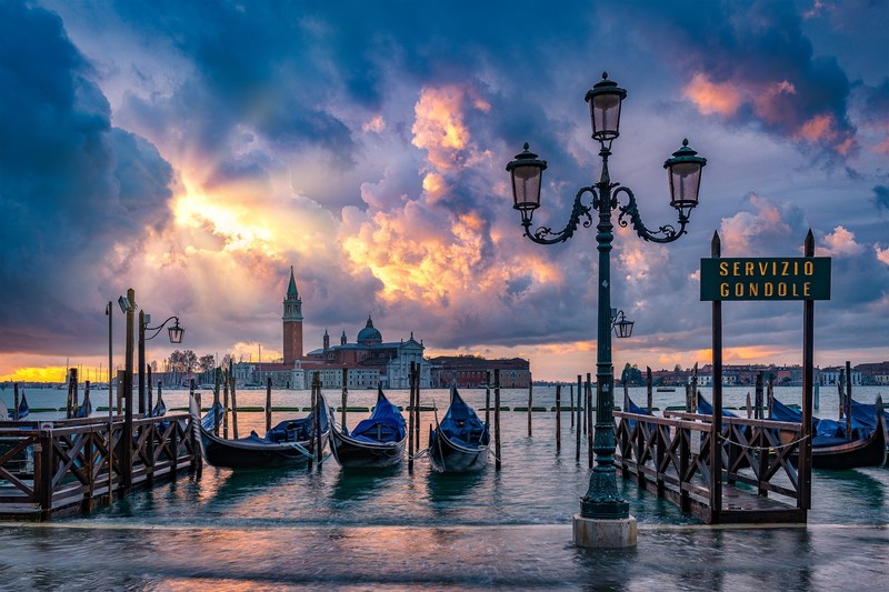 Italy, city, sky, Venice