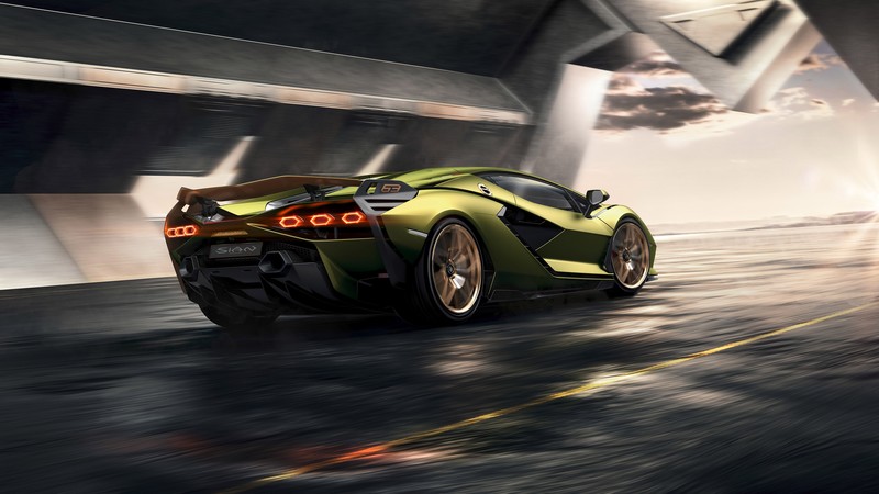 Lamborghini Sian, vehicle, car, supercars