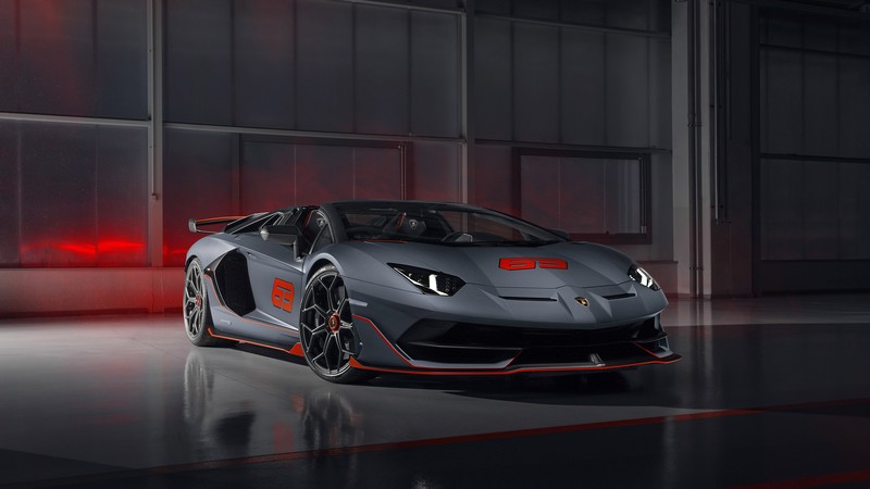Lamborghini Aventador SVJ, car, vehicle, supercars, Convertible, Roadster