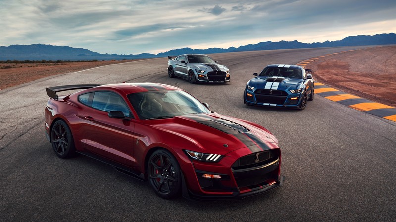 Ford Mustang Shelby GT500, vehicle, car, race tracks