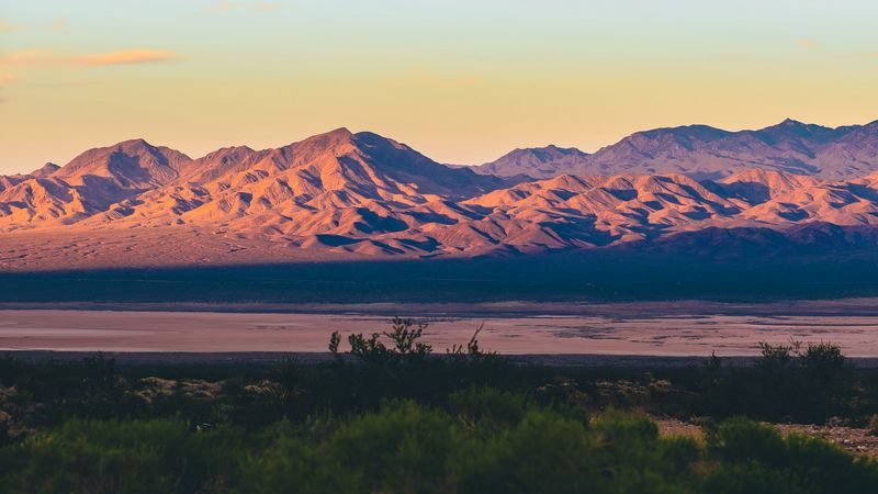 desert, sand, sky, clouds, mountains, las vegas, united states, 4k