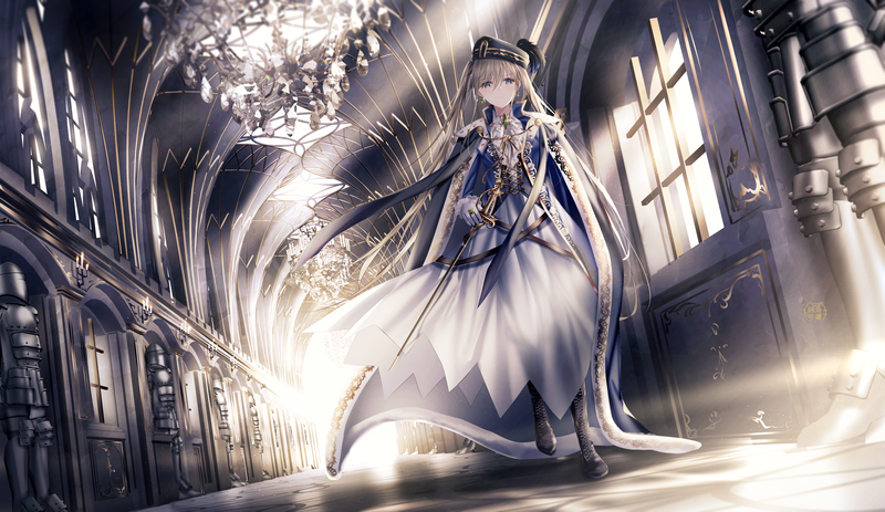anime, anime girls, digital art, artwork, 2D, portrait, junpaku karen, low-angle