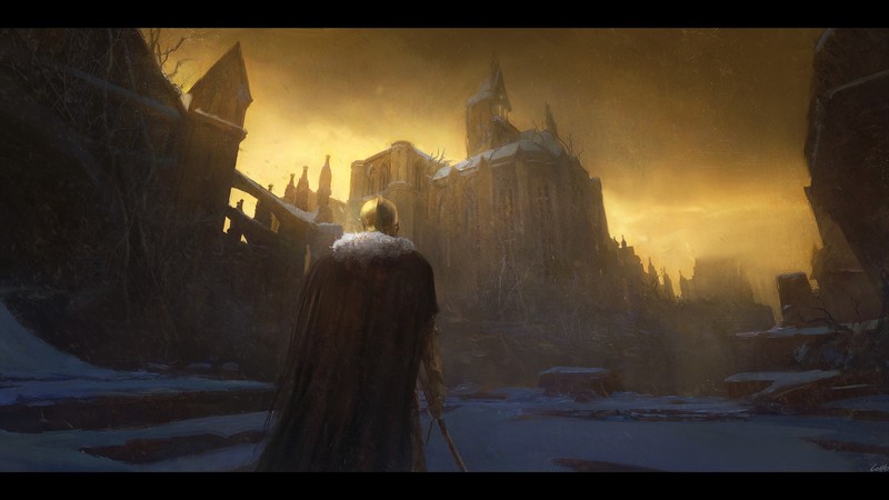 fantasy art, artwork, cape