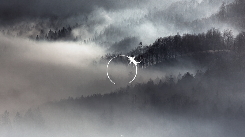 movies, fictional logo, text, circle, The Arrival (2016), clouds, forest, mountains