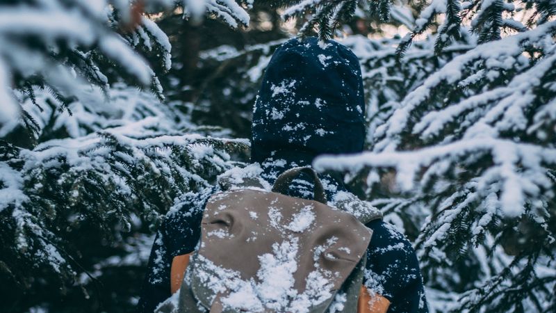 backpack, snow, winter, tourist, tourism, travel, 4k