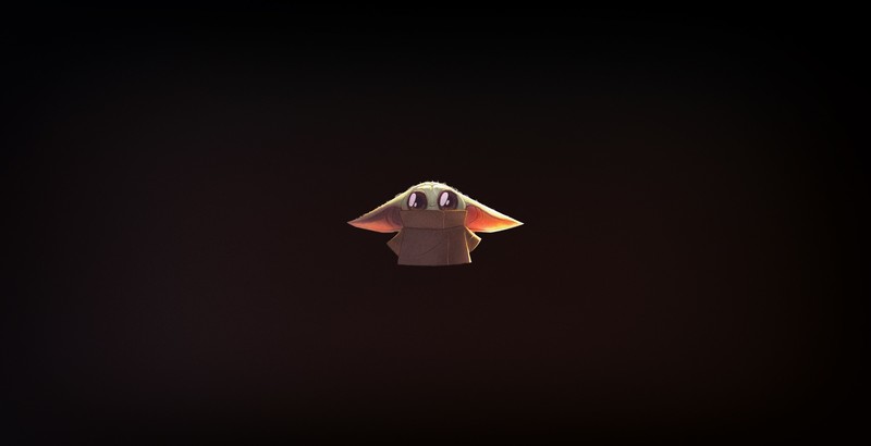 minimalism, Baby Yoda, Star Wars