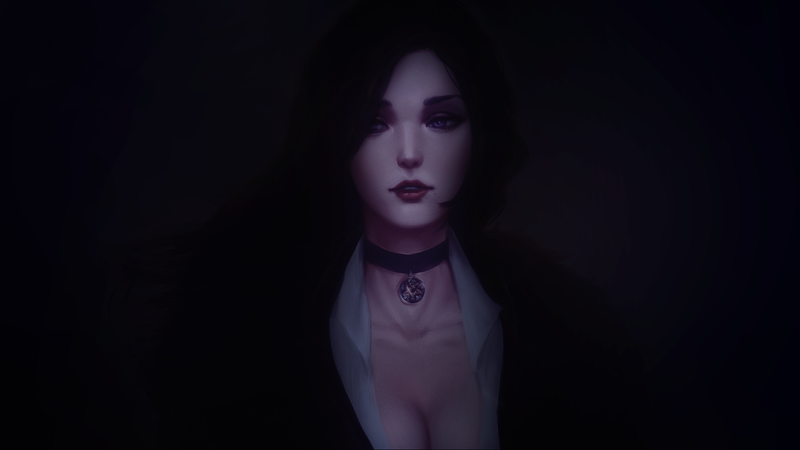 Yennefer, Yennefer of Vengerberg, The Witcher, The Witcher 3: Wild Hunt, frontal view