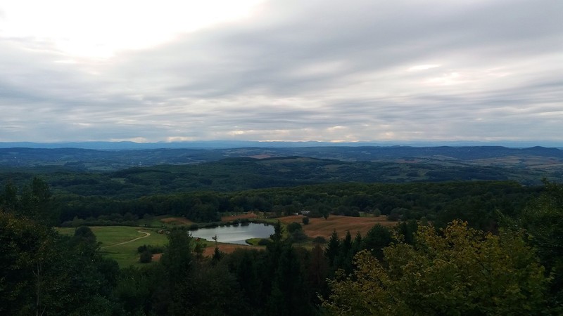 nature, hills, lake, trees, forest, overcast, landscape, Ukraine