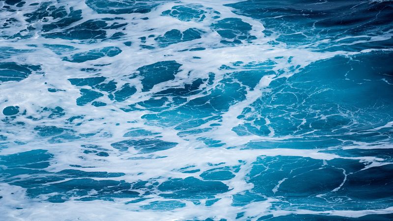 water, waves, foam, surf, surface, 4k