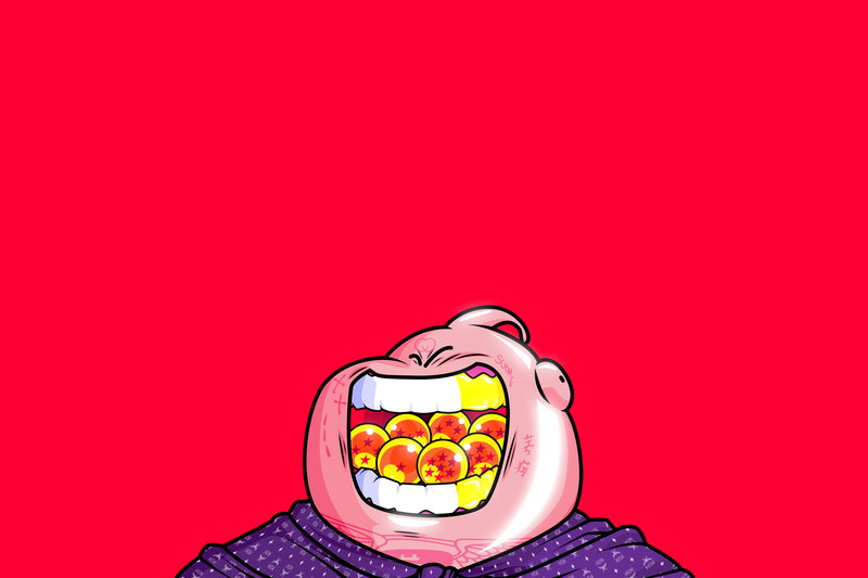 Dragon Ball, Dragon Ball Z, red background, anime