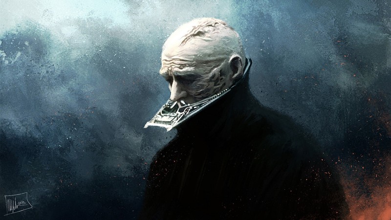 Star Wars, Darth Vader, painting, oil painting
