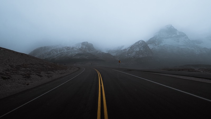 landscape, nature, road, mountains, mist, Driver