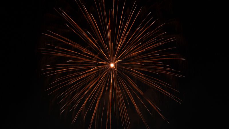fireworks, sparks, dark, holiday, 4k