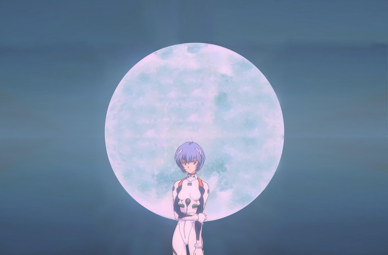 Neon Genesis Evangelion, Ayanami Rei, Moon