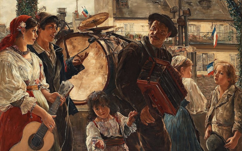 1883 (Year), painting, artwork, classical art, Ernst Youssefson, Paris, France