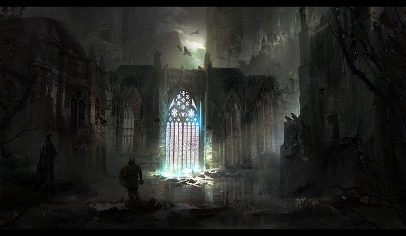 fantasy art, Dark Souls, dark, video games, video game art