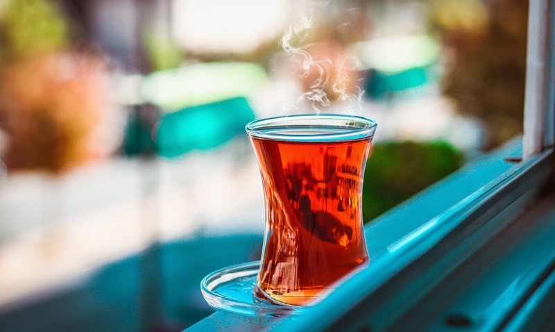 tea, window, drinking glass