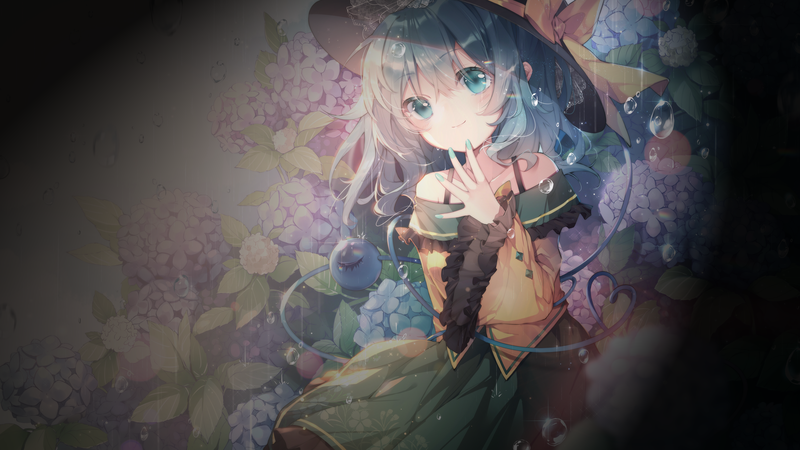 Touhou, Komeiji Koishi, blue hair, blue eyes