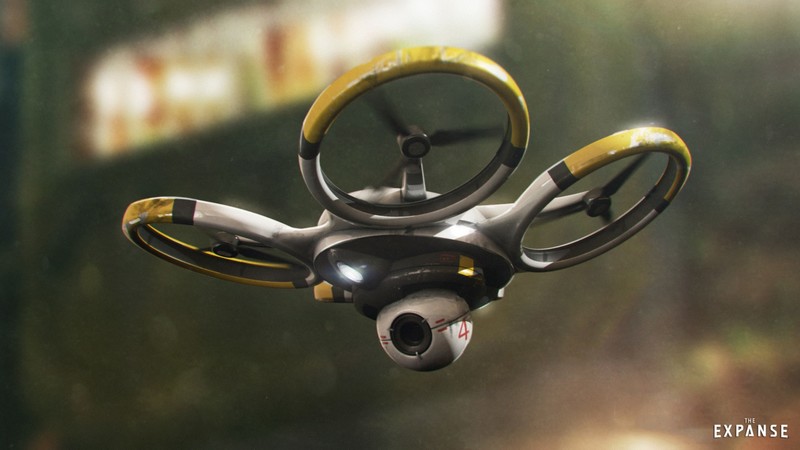 The Expanse, tv series, concept art, drone, artwork