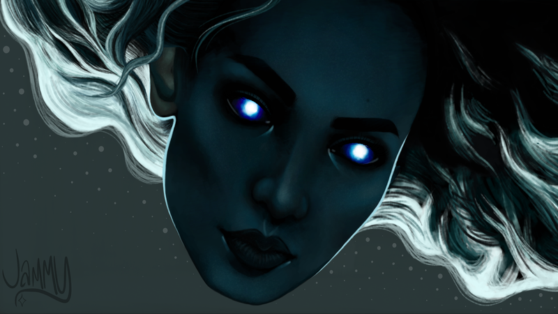 The Expanse, science fiction, tv series, TV, digital art, Julie Mao, blue eyes
