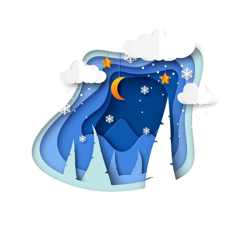 Christmas, artwork, winter