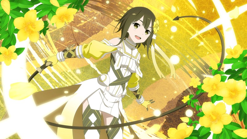 hypericum, yellow, white, green