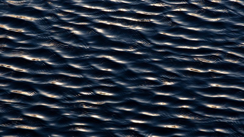 water, ripples, surface, shine, light, 4k