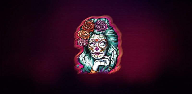 women, artwork, Dia de los Muertos