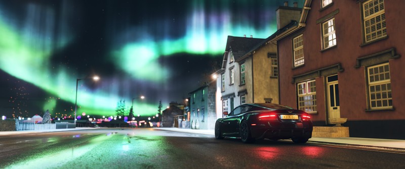 Forza Horizon 4, video game art, Forza, car, screen shot, Aston Martin DBS
