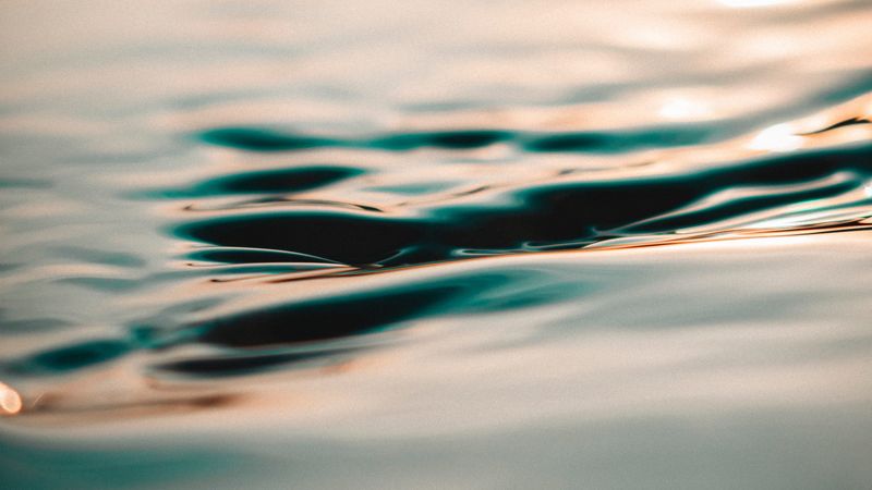 water, macro, surface, light, blur, 4k
