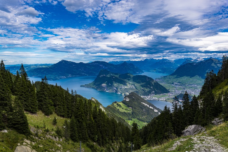 mountains, Switzerland, Mount Pilatus, nature, panorama, landscape