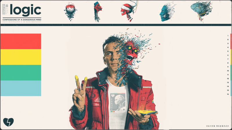 artwork, white background, Rapper, cover art, edit, red jackets, skull, digital art, men