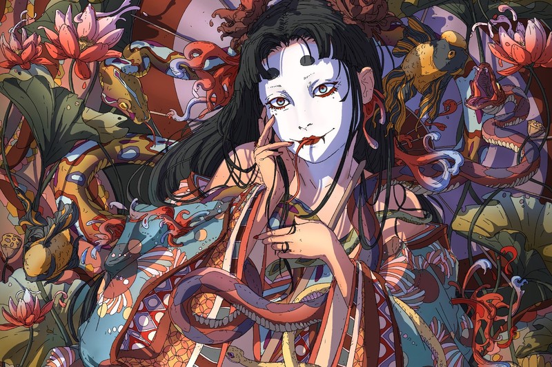 artwork, women, Asian, fantasy girl, fantasy art, Anandah Janaé