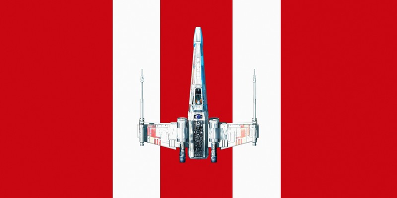 X-wing, Star Wars, spaceship, science fiction