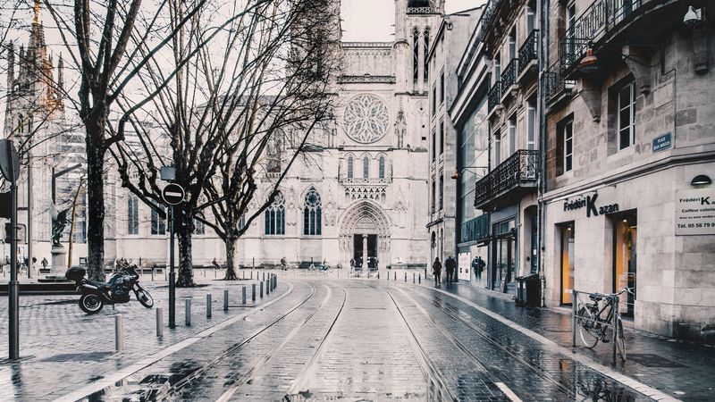 architecture, street, city, bordeaux, france, 4k