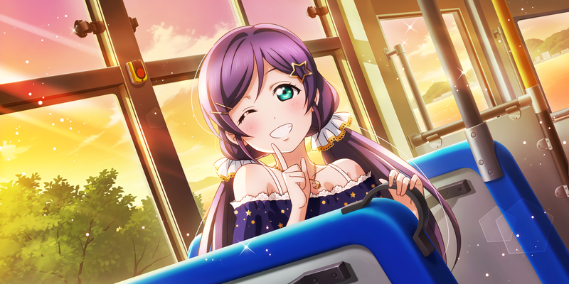 Love Live Series, Love Live!, Toujou Nozomi, anime, purple hair, fantasy girl