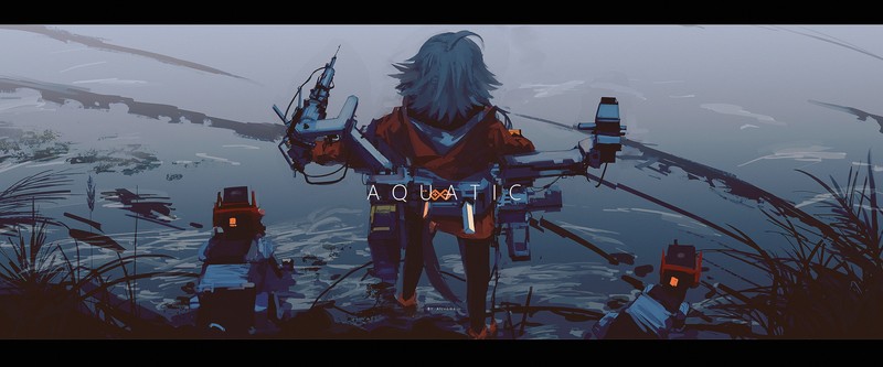 anime, anime girls, digital art, artwork, 2D, portrait, Alcxome, dark, Arknights, Mayer(Arknights)